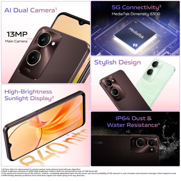 VIVO Y28 E 5G 4/64 - Image 5